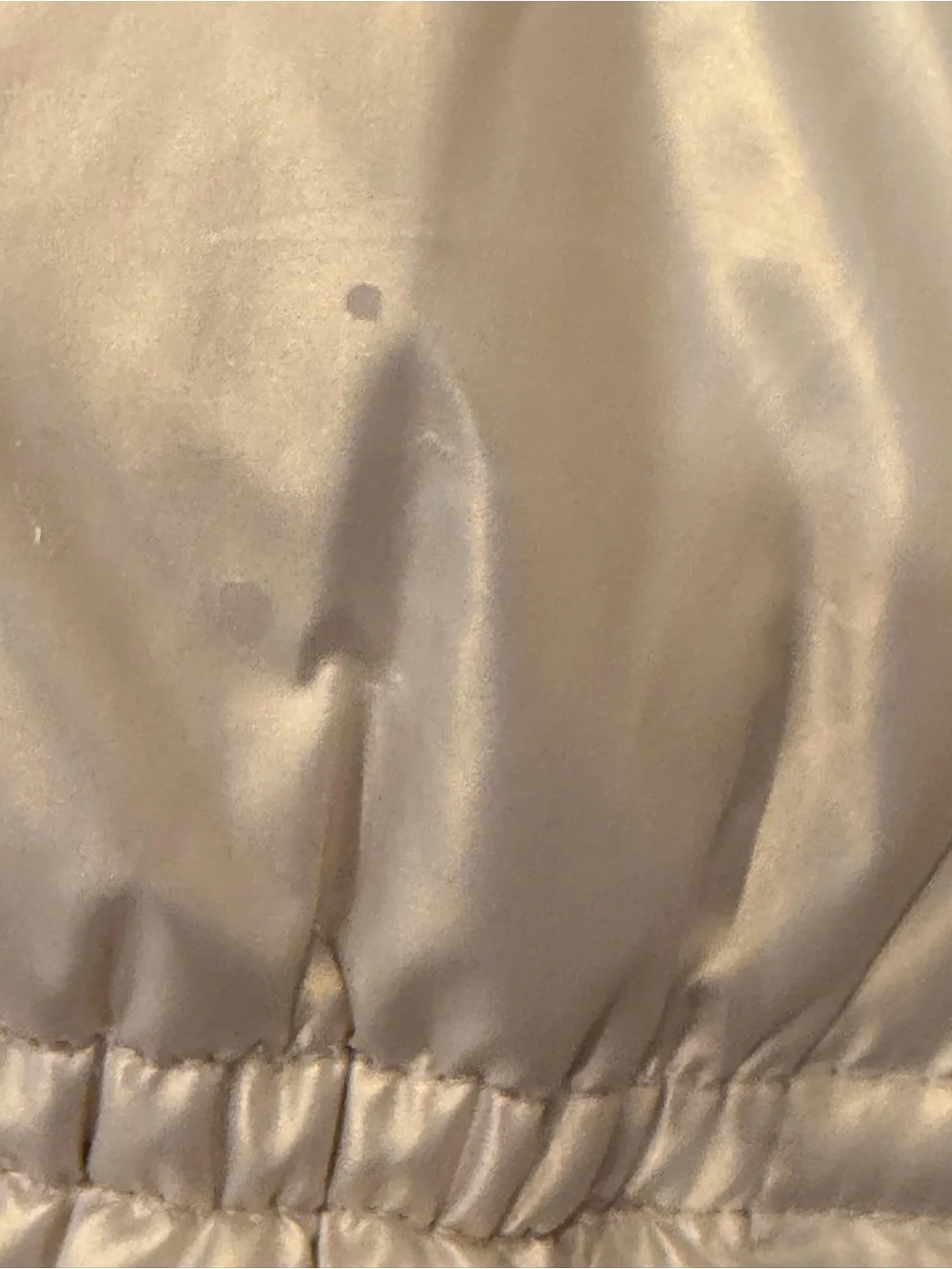 Carter’s Metallic Gold Cream Hooded Puffer Jacket with Faux Fur Trim 🤎